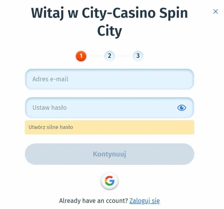 Spin City Casino PL 🇵🇱 Bonus 100% +100 FS!